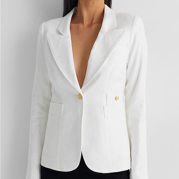 Smythe Jackets & Blazers - SMYTHE Duchess linen weave jacket